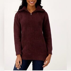 Barefoot Dreams CozyChic Half Zip Tunic Size 1X